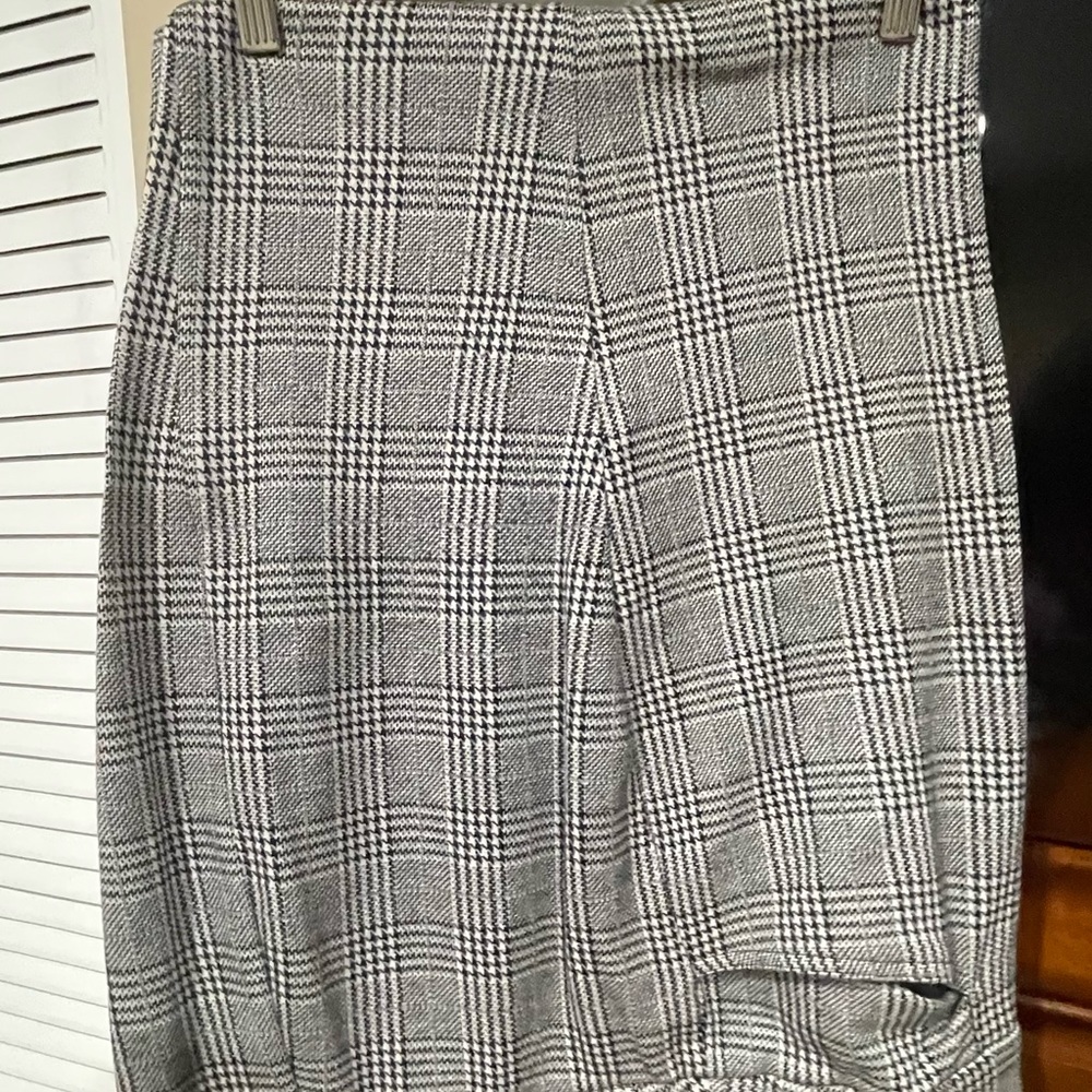 Black and White Print Lane Bryant Dress Trouser